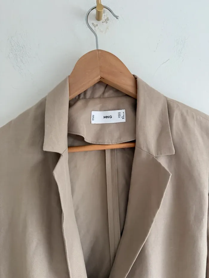 Blazer léger en toile Mango - photo numéro 3