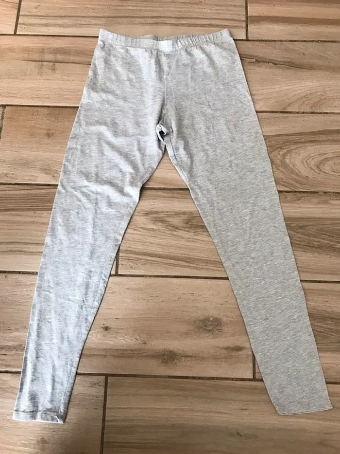 Pantalon legging pyjama gris 13 ans unisex