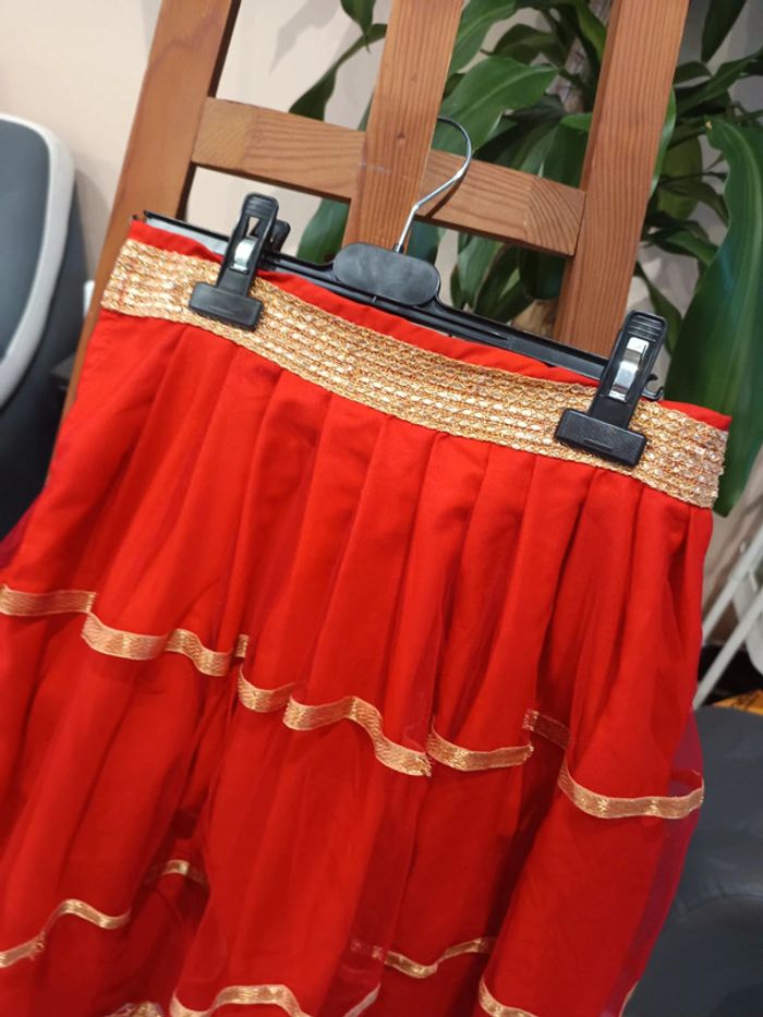 Tenue lenga enfants rouge 6/8 ans - photo numéro 7