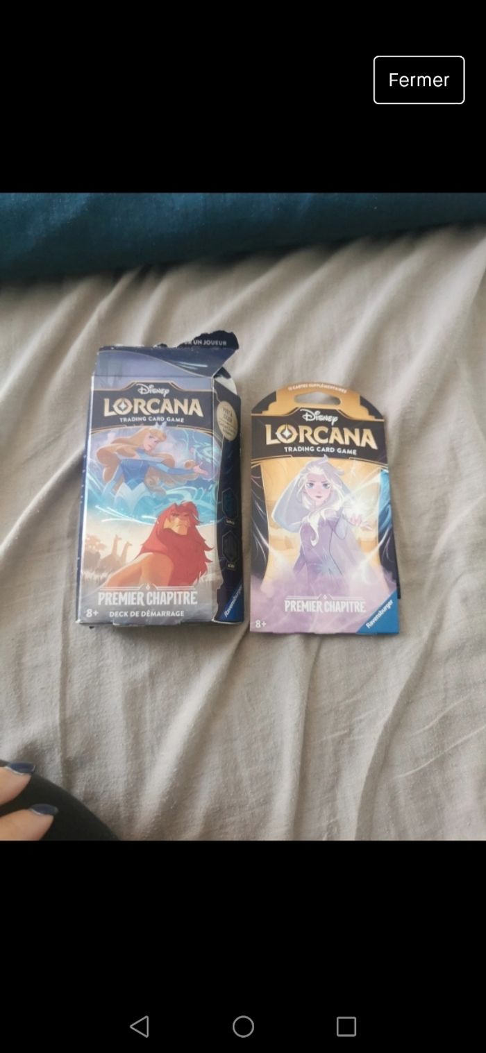 Deck de démarrage lorcana chapitre 1 simba et aurore Lorcana Beebs
