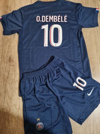 Ensemble football PSG - Dembele - 8 ans