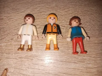 Lot de 3 figurines enfant vintage Playmobil années 80