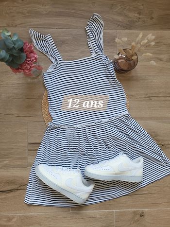 🍒Robe marinière fille 12 ans kiabi