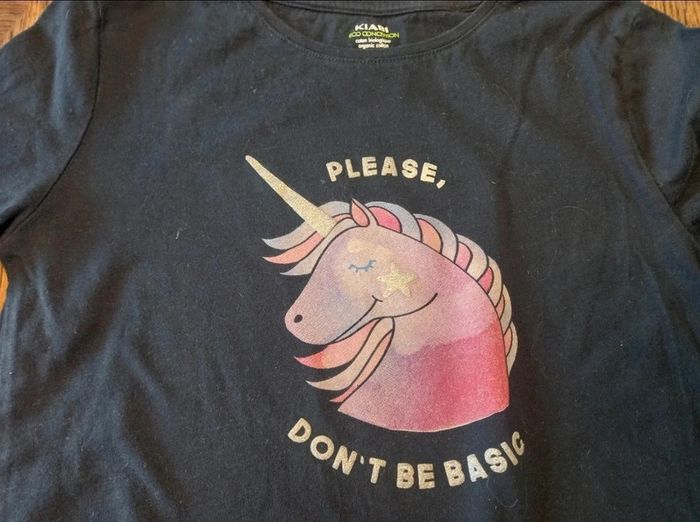 Tee-shirt manches longues licorne 10 ans - photo numéro 2