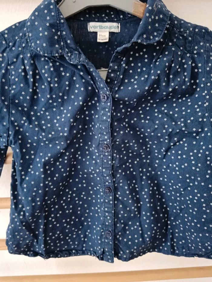 Chemise vertbaudet etoile - photo numéro 2