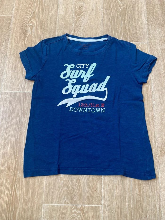🎀 T-shirt bleu 7-8 ans fille