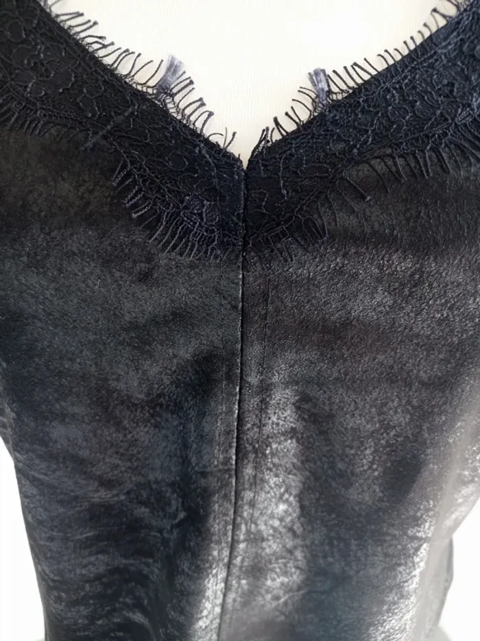 Magnifique haut débardeur noir irisé T.M Cloothes - photo numéro 3