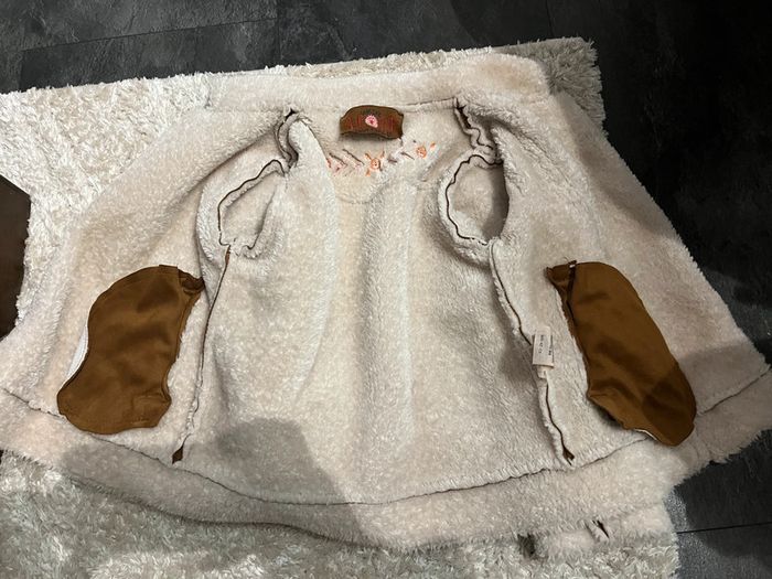 Manteau molletonné marron - photo numéro 7