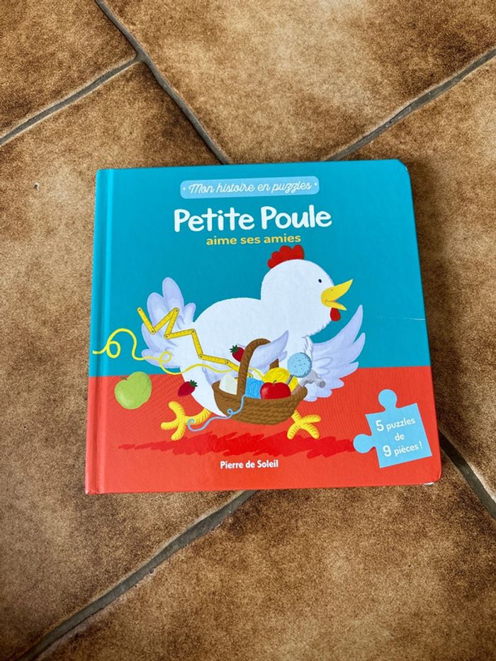 Livre puzzle Petite Poule