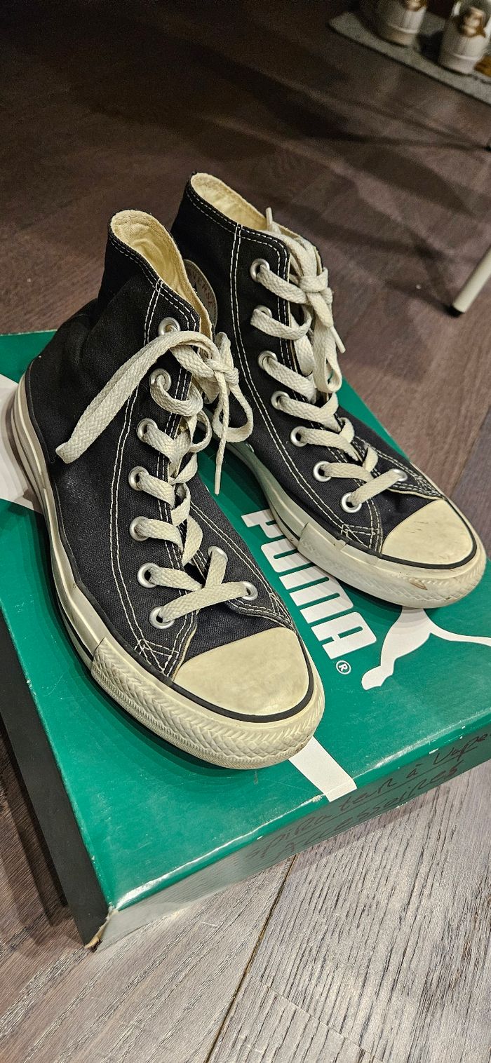 Converse ALL STAR noires - Taille 38 - photo numéro 3