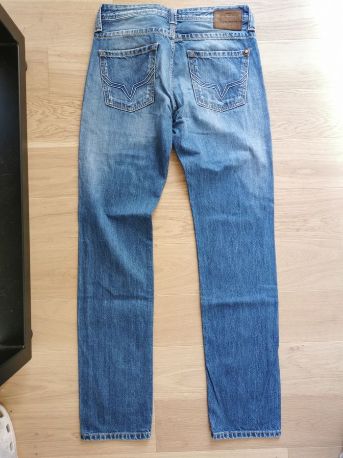 Jean homme Pepe Jeans coupe droite ajustée - photo numéro 7