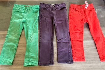Lot 3 pantalons fille