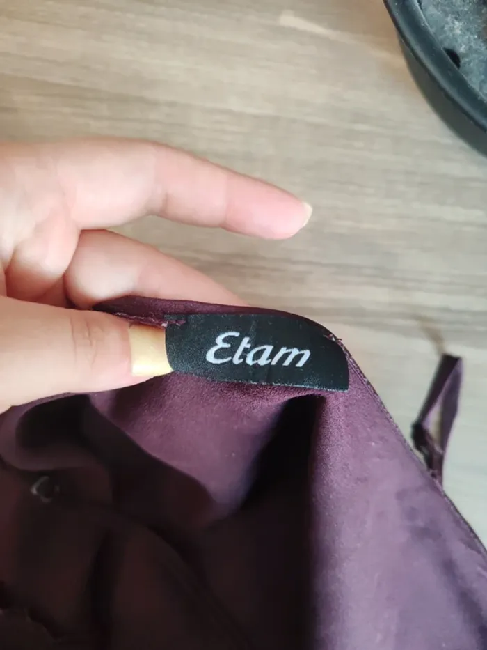 T-shirt effet soie étam taille 40 - photo numéro 4