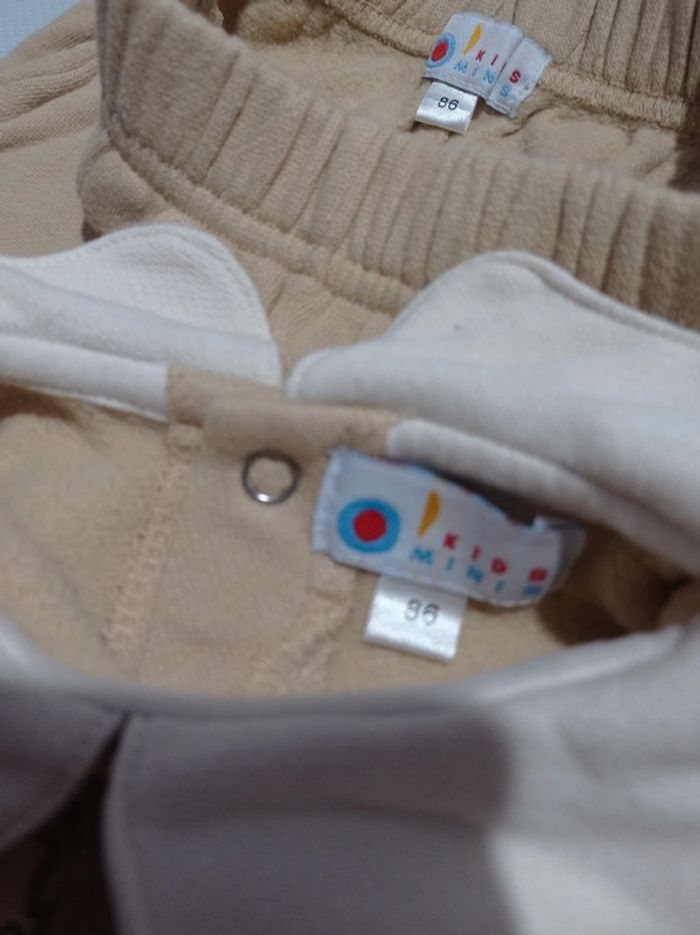 Ensemble pantalon+ sweat molletonnée 18/24 mois - photo numéro 3