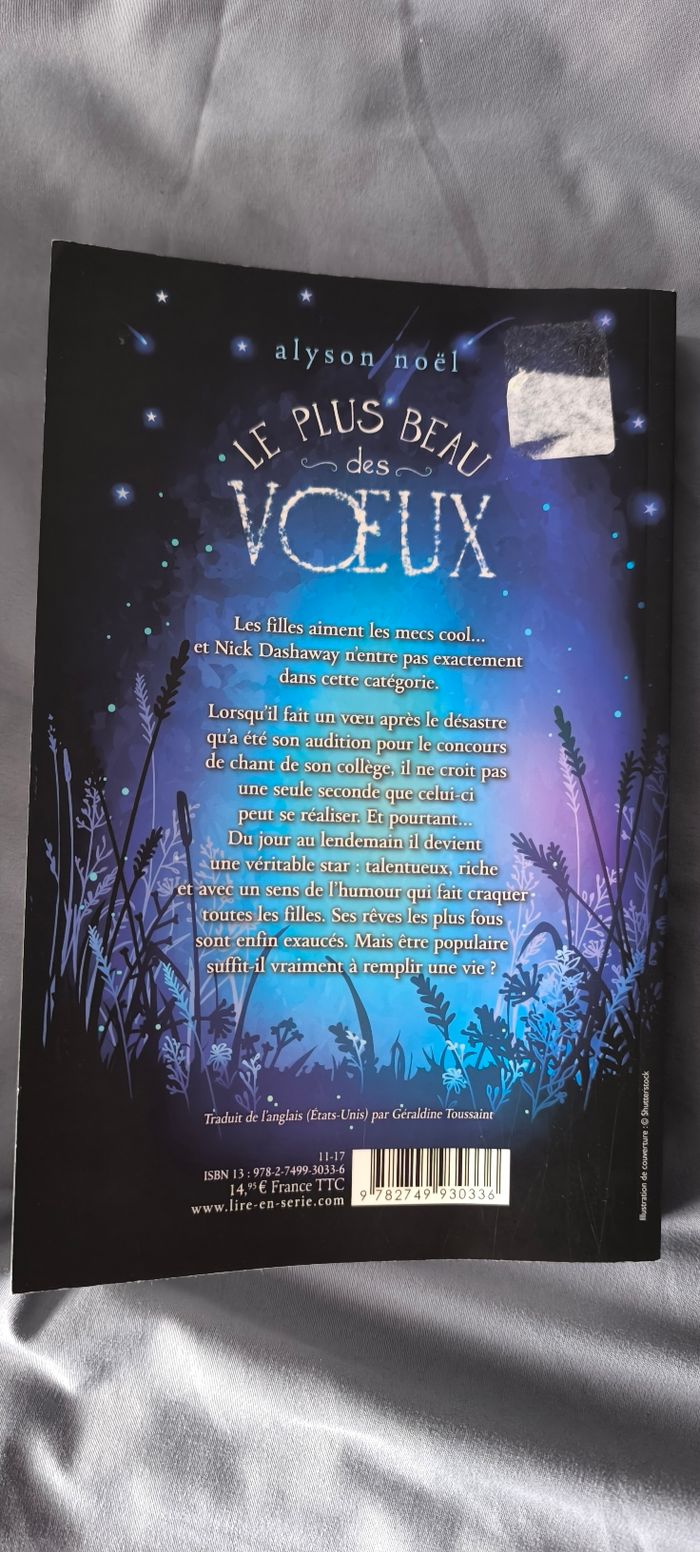 Livre le plus beau vœux Alyson noel - photo numéro 2