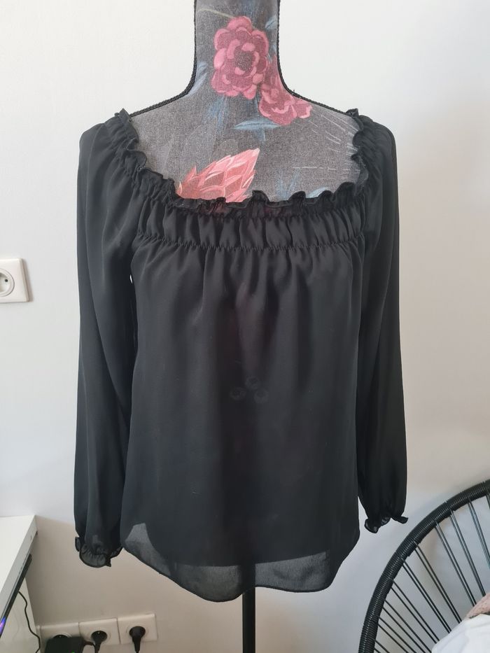Belle blouse noire - photo numéro 6
