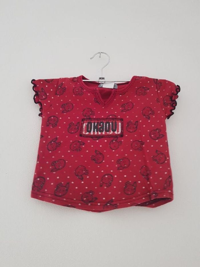 Tee shirt fille 86 cm