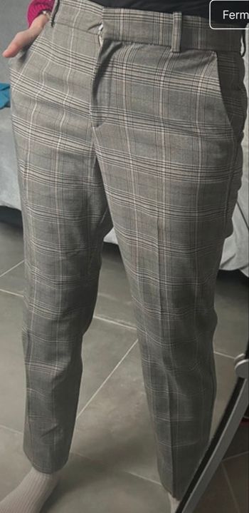 Pantalon à carreaux 