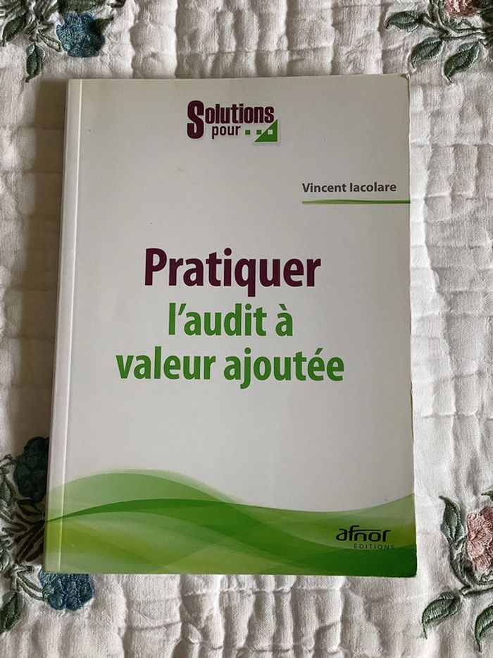 Pratiquer l’audit à valeur ajoutée, par Vincent Iacolare, éditions AFNOR