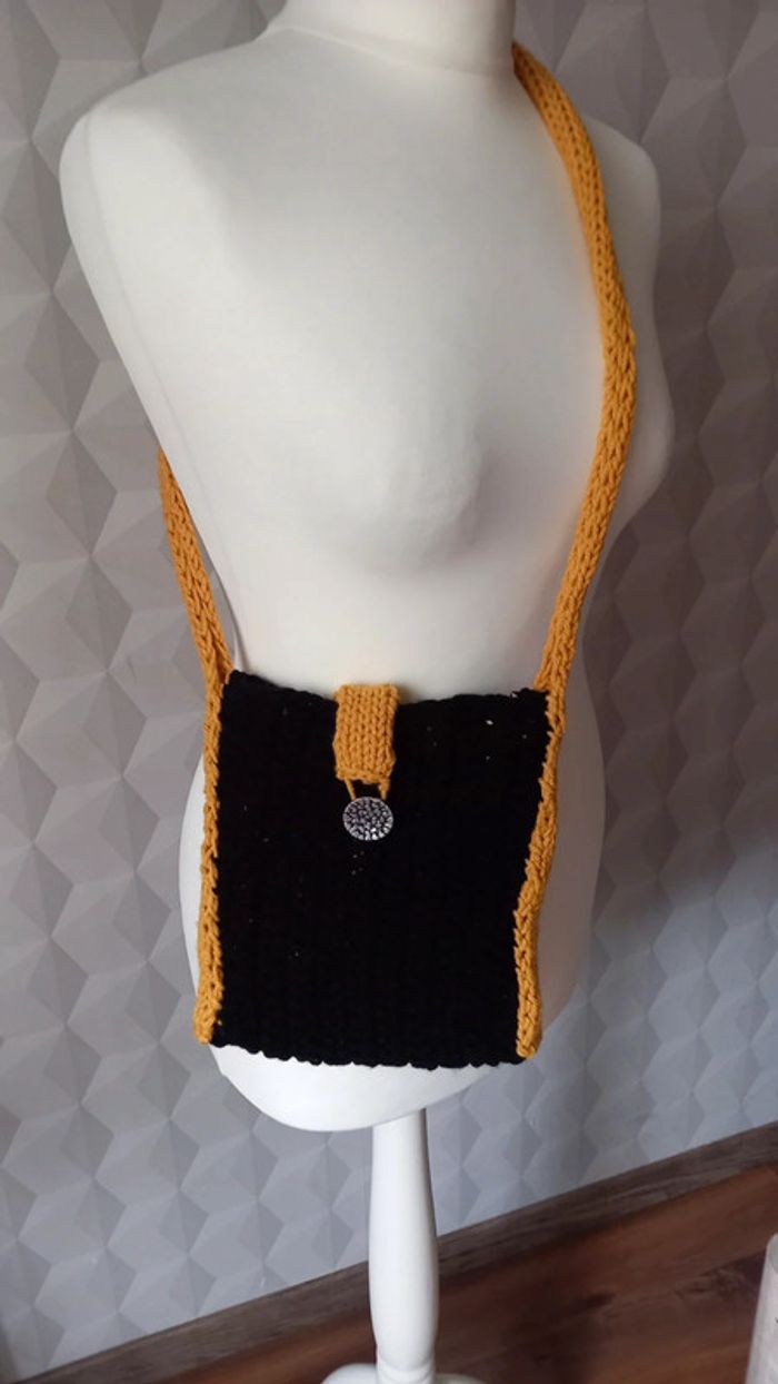 Pochette bandoulière fait main - photo numéro 5