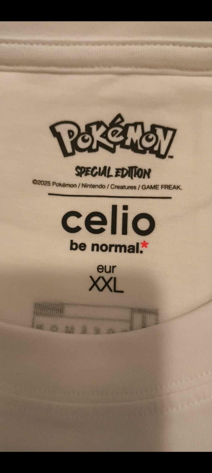 T-shirt Pokémon x Celio - Électhor #0145 - Taille XXL - photo numéro 3