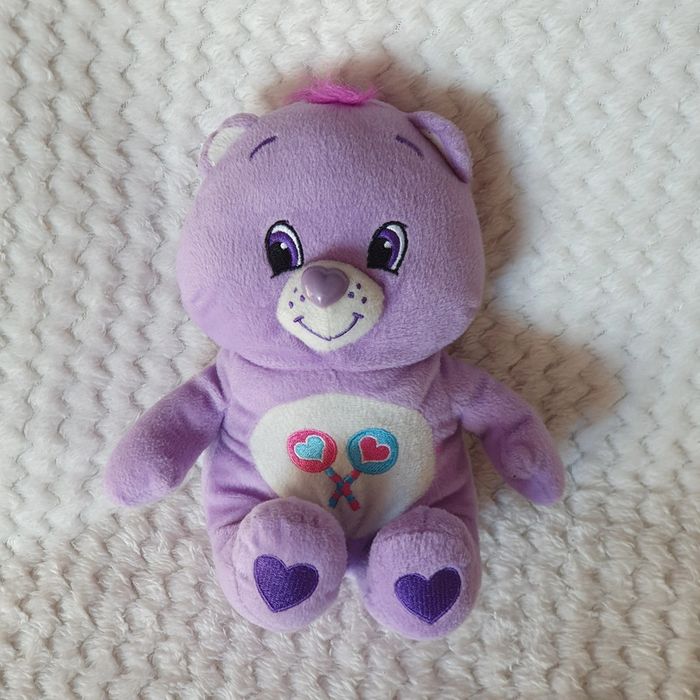 Peluche bisounours carebears violet purple