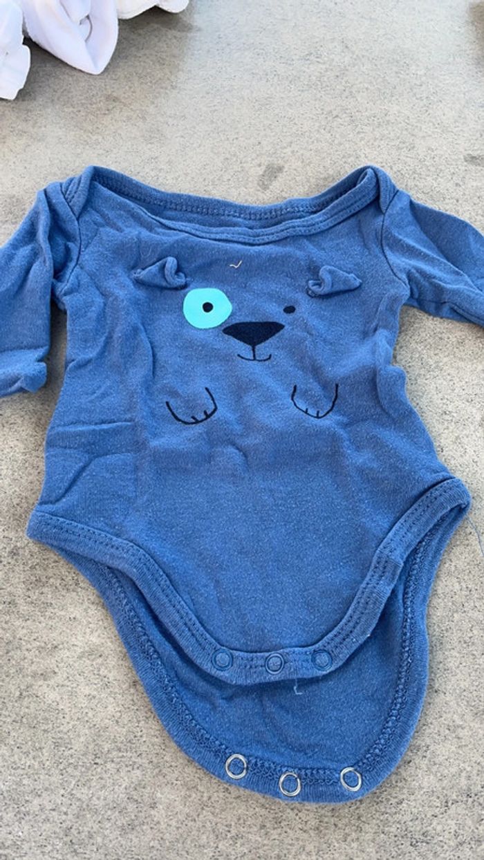 Lot de 3 bodys bleus - photo numéro 3