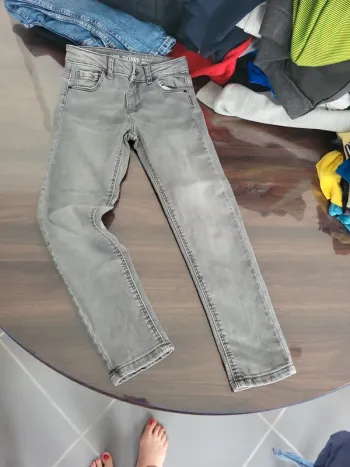 Jean 7 /8 gris skinny denin co 128 cm
