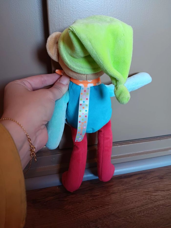 Peluche doudou Kaloo- super état- multicolor - photo numéro 3