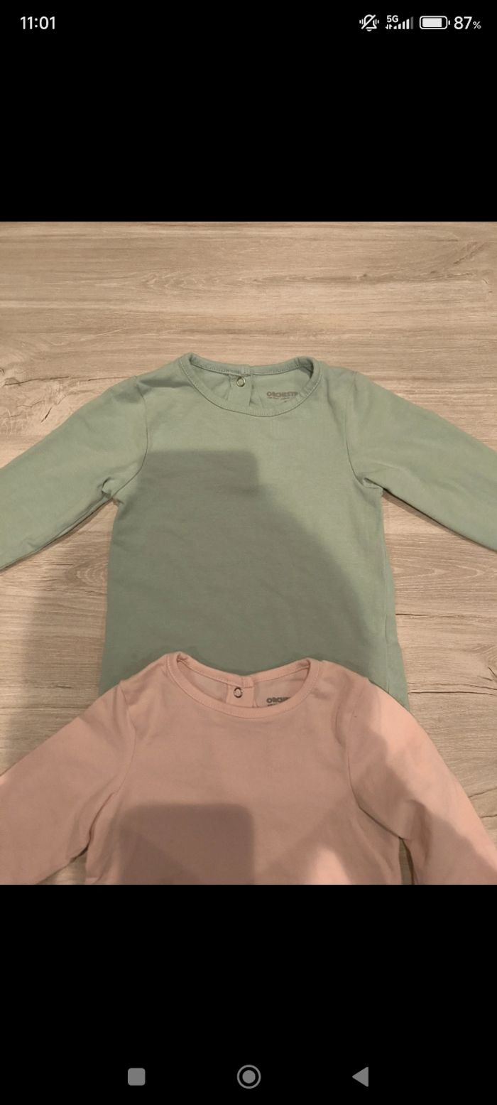 Tee shirt manches longues taille 9 mois - photo numéro 4