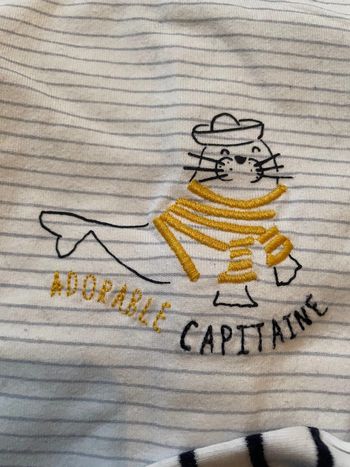 Pyjama « adorable capitaine »