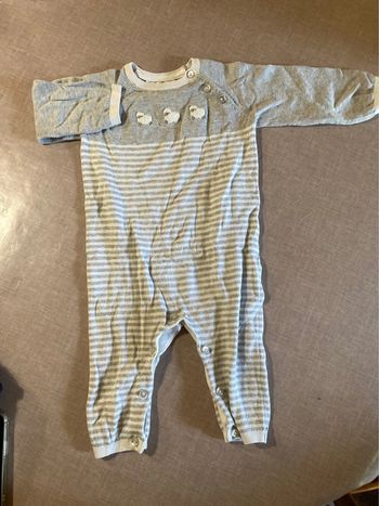 Pyjama / combinaison bébé The Little White Company - 6/9 mois