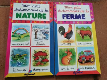 Lot de 2 livres Cerf Volant, Nature et Ferme