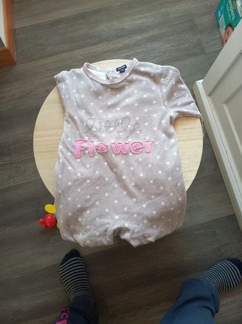 Pyjama 18 mois gris/rose