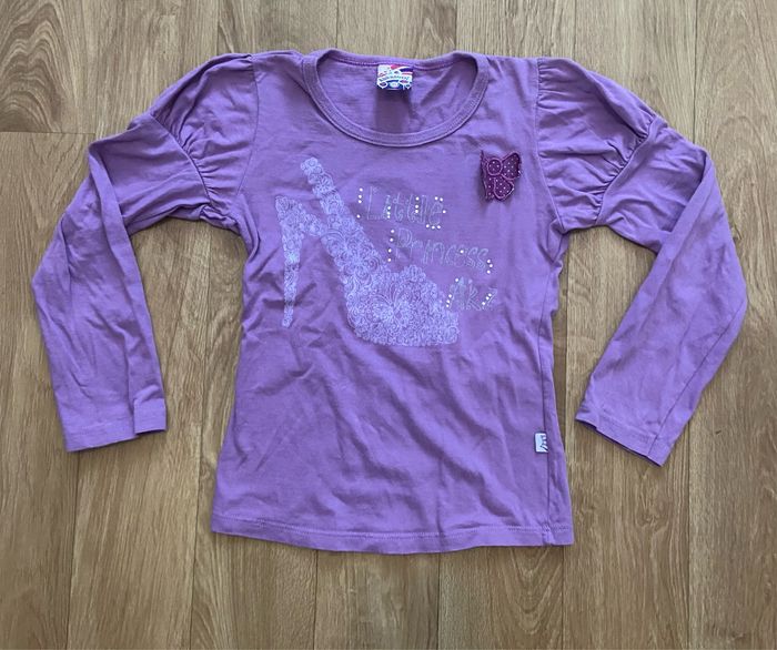 T-shirt violet fille 6 ans