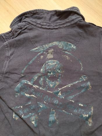 T-shirt 5 ans YCC gris tête de mort