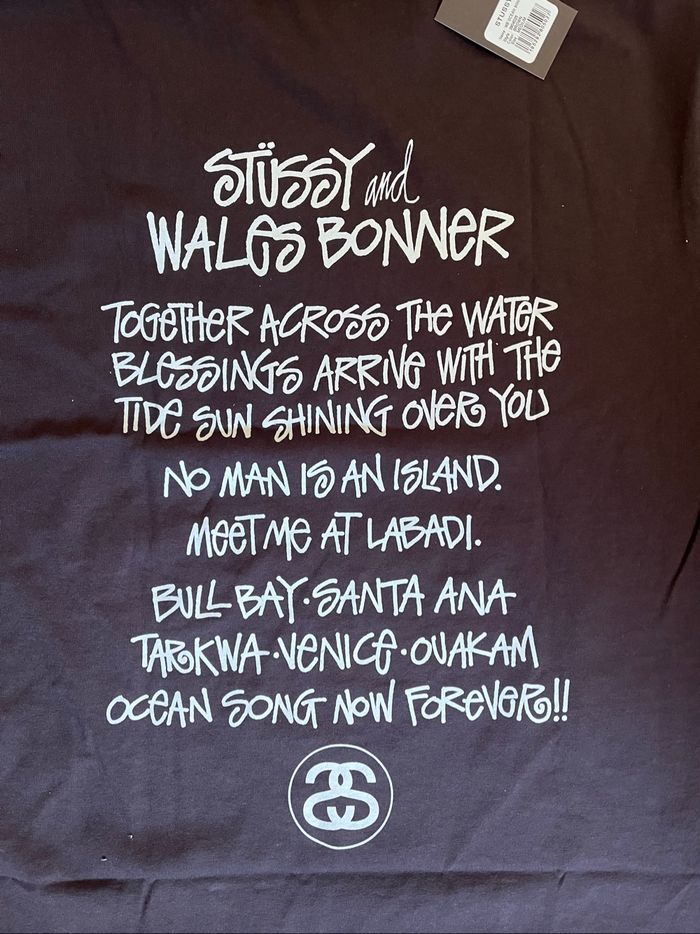 T-shirt Stussy x Wales Bonner - photo numéro 3