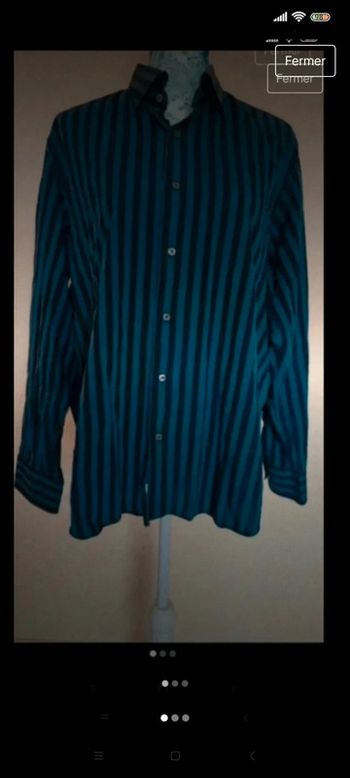 Chemise à rayures Hugo Boss t 42