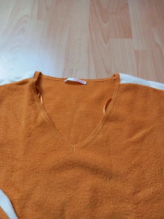 Lot 2 pull Camaïeu taille S bon état. - photo numéro 4