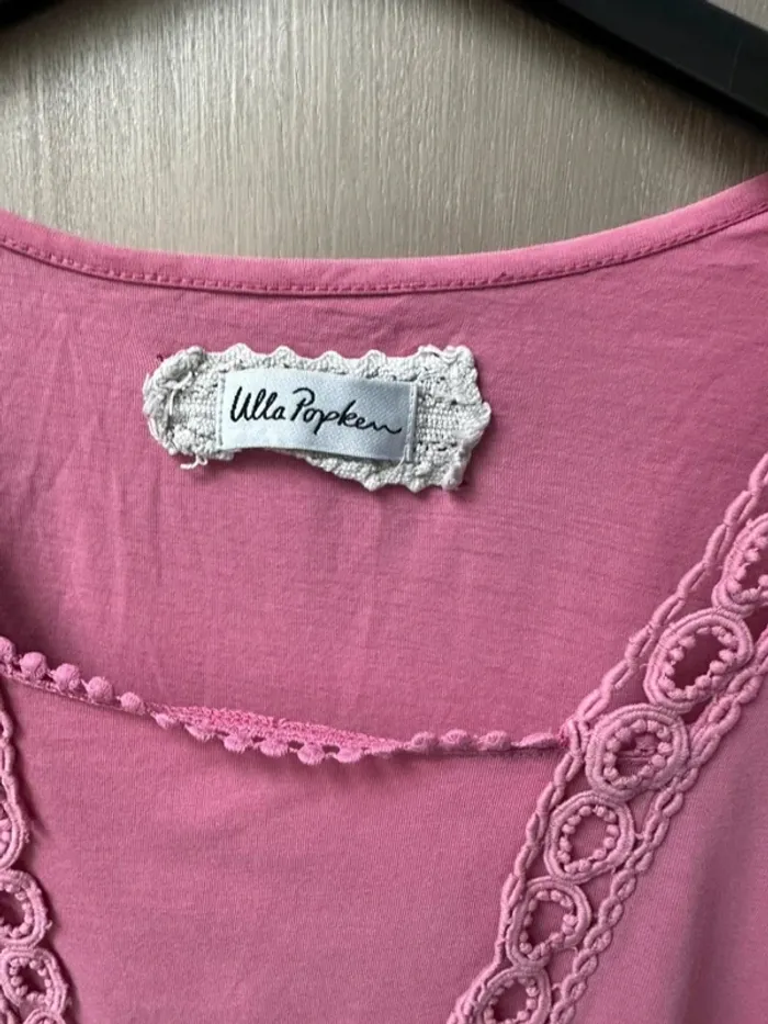 T-shirt manche courte rose Ulla Popken 48/50 - photo numéro 4