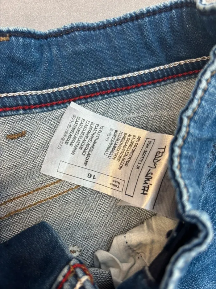 Short en jean homme Teddy Smith taille S - photo numéro 2