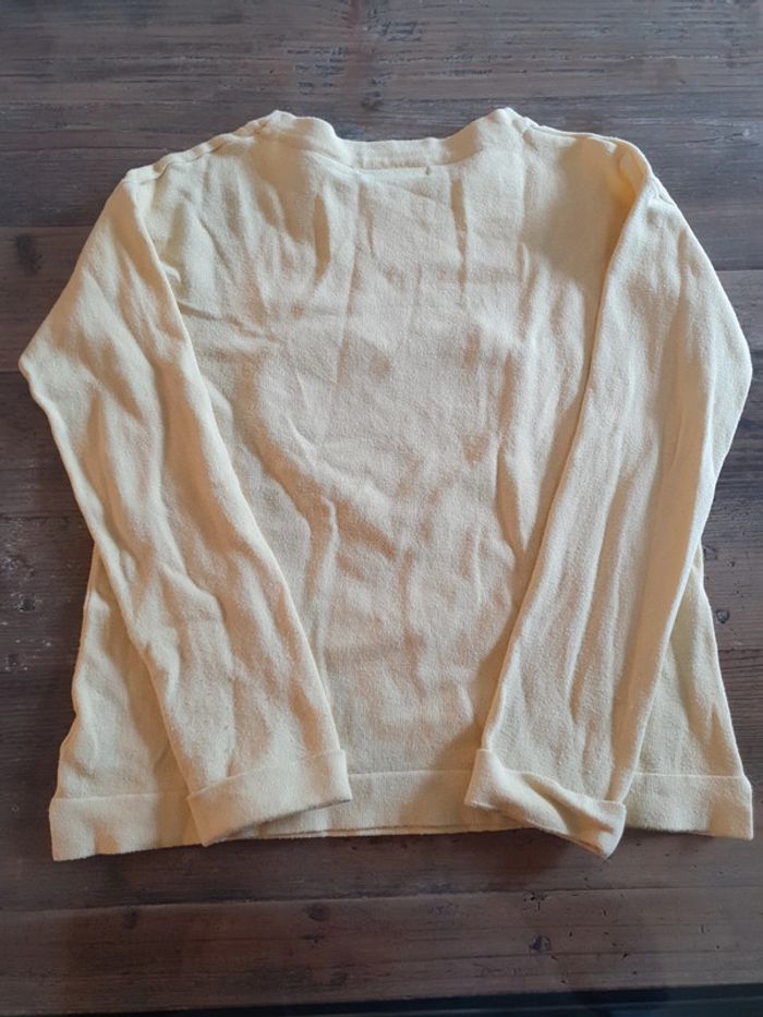Pull jaune clair 6-7 ans - photo numéro 4