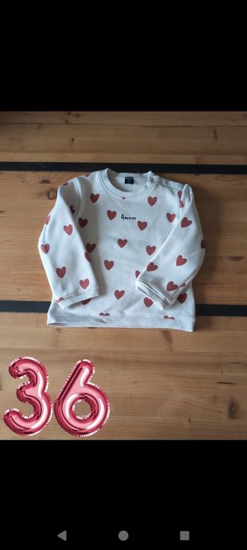 Pull fille 36 mois