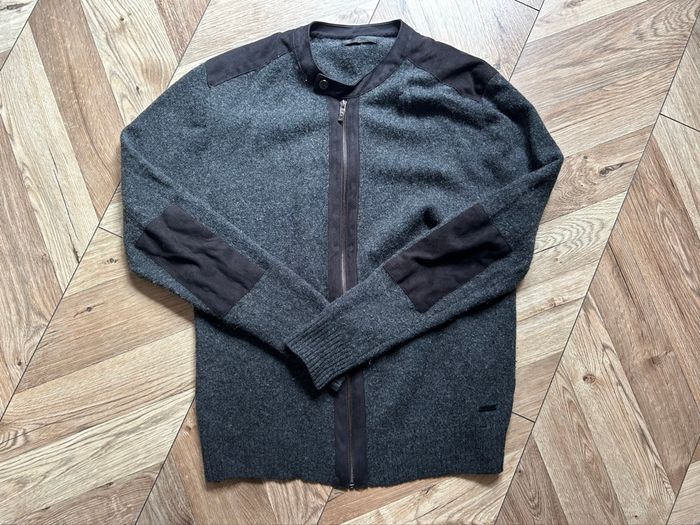 Cardigan Zippé ZAC Black Edition - Laine d'Agneau - Gris Anthracite - photo numéro 7