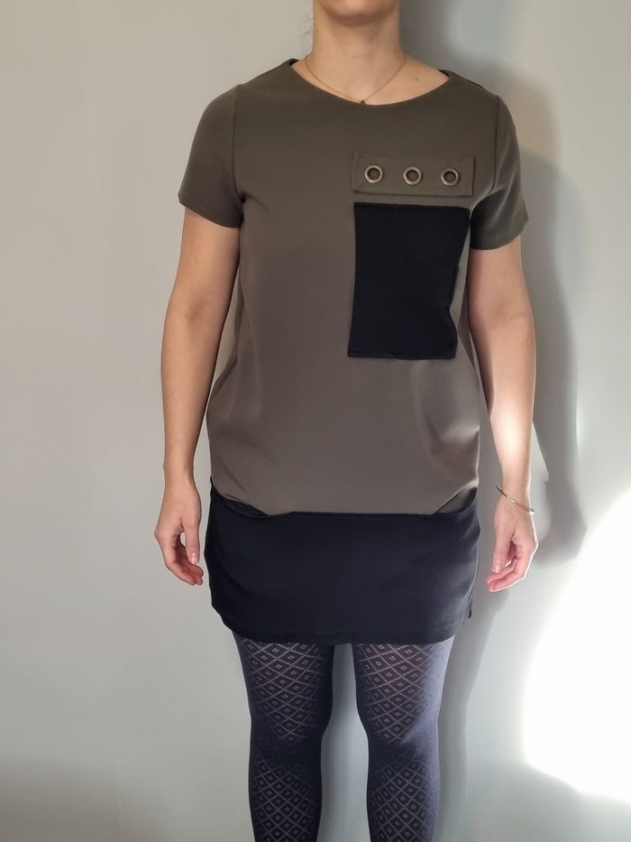 Robe manches courtes