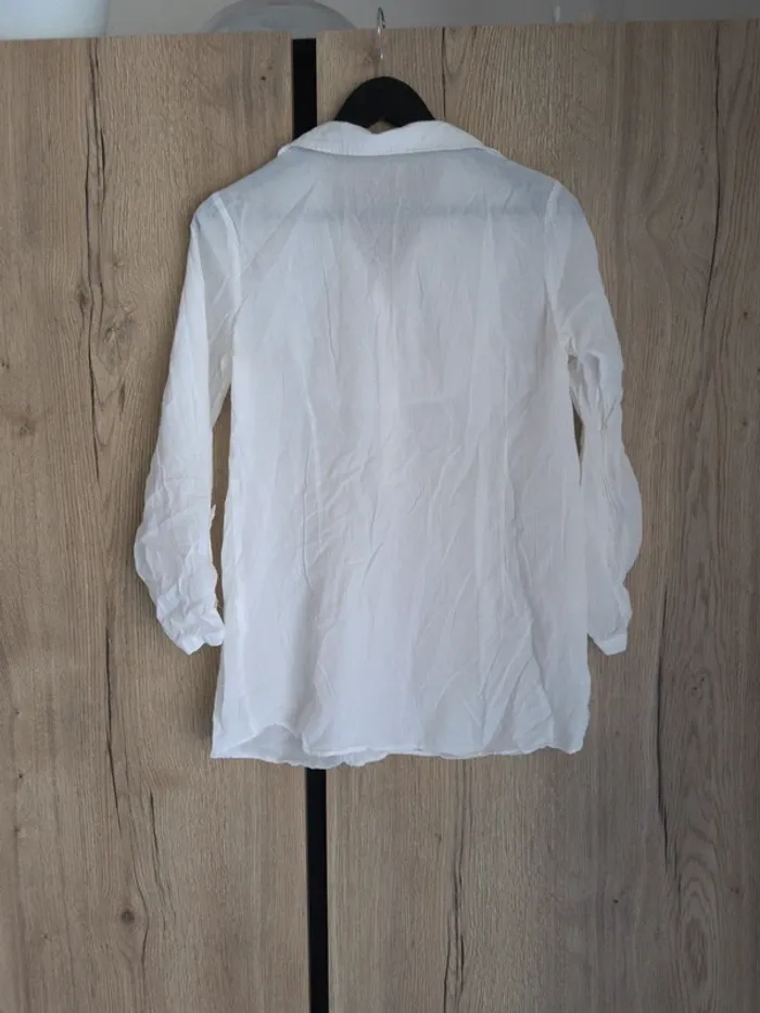 Chemise blanche légère Clara Vitti – Taille M - photo numéro 3