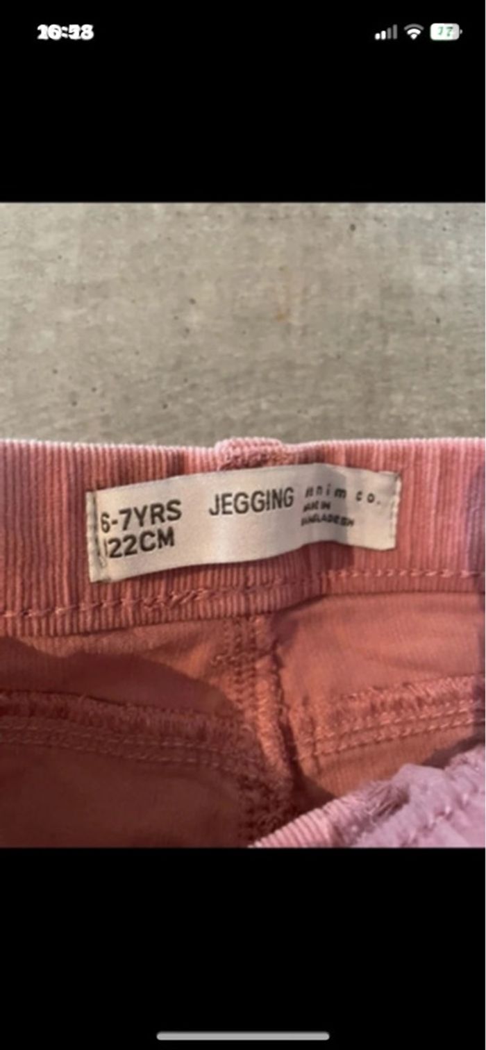 Legging velours 6/7 ans - photo numéro 3