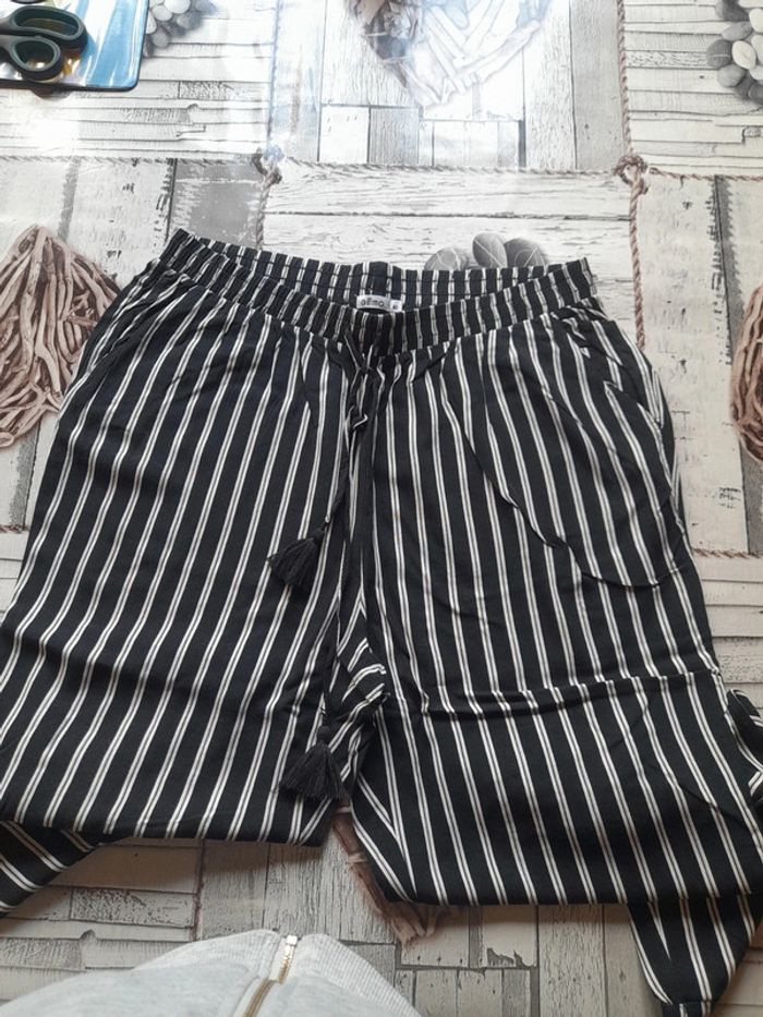 Pantalon fin avec poches femme 40 - photo numéro 4