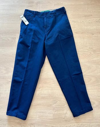 Pantalon à plis benetton - Bleu - Taille 38 - Neuf