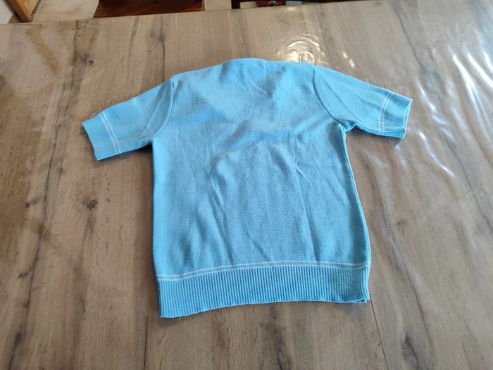 T-shirt Dralon Bleu Clair, Taille Unique, Style Sport Chic - Vintage et Confortable ! - photo numéro 4